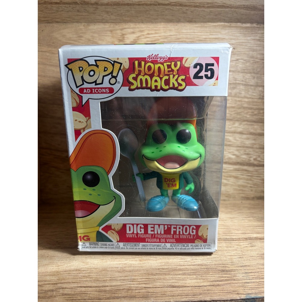 Funko Pop Ad Icons Kellogg Honey Smacks Dig Em Frog 25 Vinyl Figure Cereal Masco